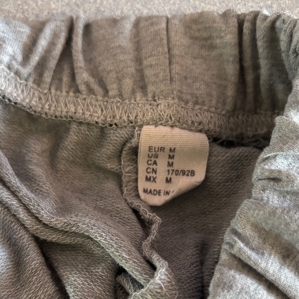 Gray Kids Jogger Pants with Butterfly Patch - Picture 6 of 6